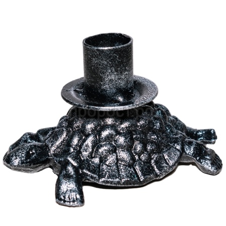 ДЕКОР Подсвечник Черепаха антик серебро РЗДИ/1шт ДЕКОР Подсвечник Черепаха антик серебро РЗДИ/1шт