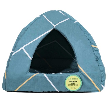 Лежанка Домик Вигвам поролоновая хлопок  МИКС 42*34*18см/DONBARON Лежанка Домик Вигвам поролоновая хлопок  МИКС 42*34*18см/DONBARON