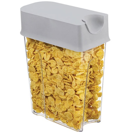 Емкость д/сыпуч. прод. 2,2л ФОЛД смоки М1249 /8шт/М-пласт  Емкость д/сыпуч. прод. 2,2л ФОЛД смоки М1249 /8шт/М-пласт