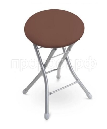 Табурет складной круглый коричневый ТБСК2/3  Табурет складной круглый коричневый ТБСК2/3