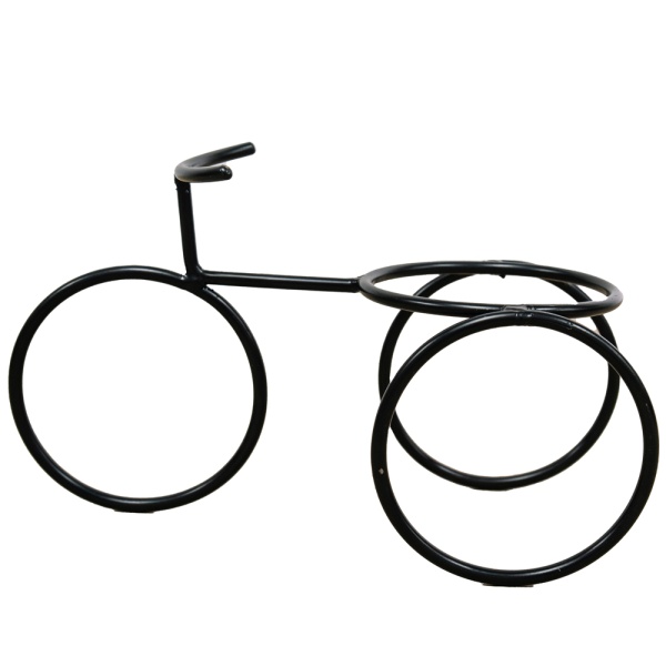 Подставка Настольная РЗДИ Велосипед мини 1 горшок черный Подставка Настольная РЗДИ Велосипед мини 1 горшок черный