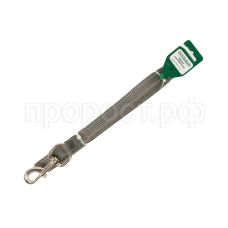 Поводок капрон 20мм*10м серый со светоотражающими полосами DONBARON Поводок капрон 20мм*10м серый со светоотражающими полосами DONBARON