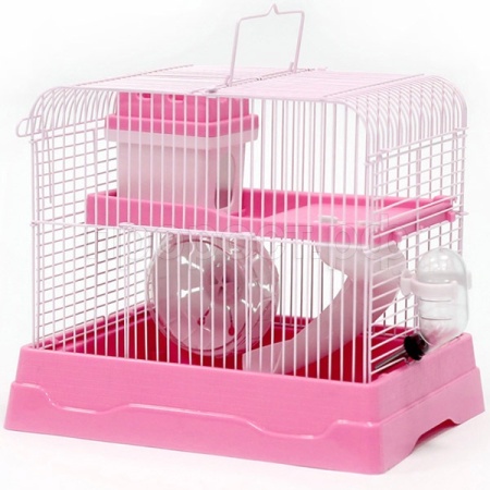 Клетка для грызунов N1 ДКг187роз прямоугольная укомплектованная 30*23*25,7см Клетка для грызунов N1 ДКг187роз прямоугольная укомплектованная 30*23*25,7см