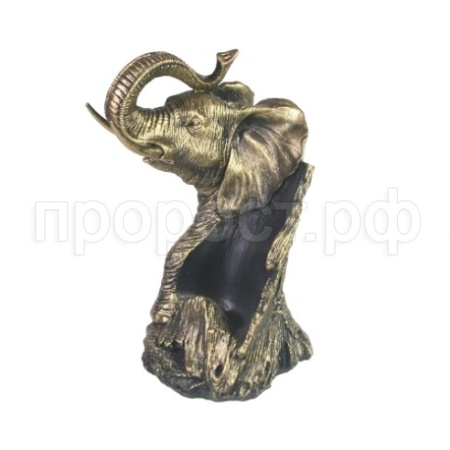 Подставка под бутылку Слон (бронза) L14W13H25см 713724/I098 Подставка под бутылку Слон (бронза) L14W13H25см 713724/I098