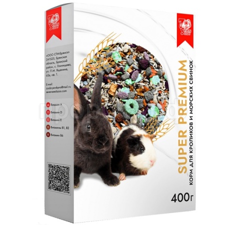 Грызуны SEVEN SEEDS SUPERPREMIUM д/кроликов и морских свинок 400г/12шт/S217 ЧЗ Грызуны SEVEN SEEDS SUPERPREMIUM д/кроликов и морских свинок 400г/12шт/S217 ЧЗ