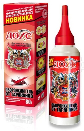 Гель Оборонхим-гель ДОХС от тараканов 80гр флакон Гель Оборонхим-гель ДОХС от тараканов 80гр флакон