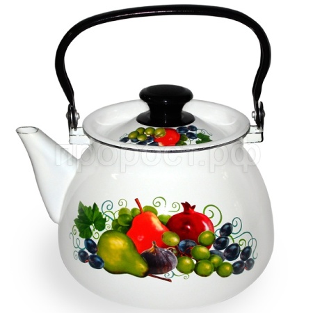 Чайник 3,5л с метал. ручкой сферич. белый Восточные дары 42104-132/6-У4 /4шт/Керчь Чайник 3,5л с метал. ручкой сферич. белый Восточные дары 42104-132/6-У4 /4шт/Керчь