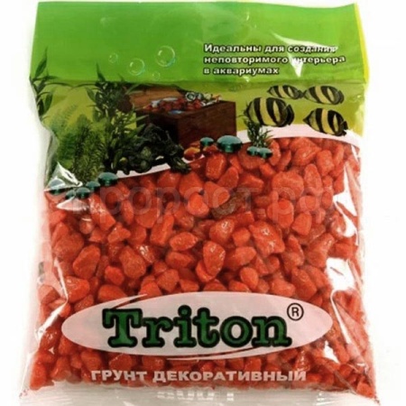 Грунт для аквариума Тритон орнажевый блестяший 800гр Грунт для аквариума Тритон орнажевый блестяший 800гр