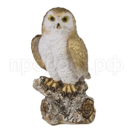 Сова на коряге L9W8H16см 626760/W052